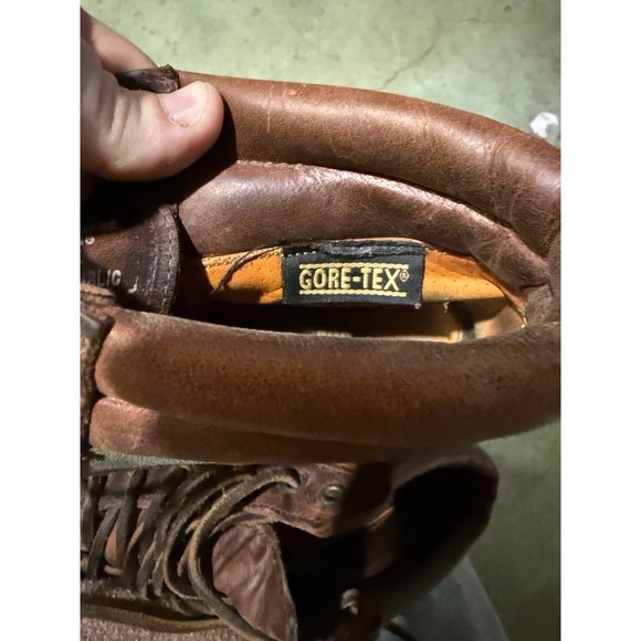 Timberland Gore-Tex Vibram Brown Leather Boots Men's 10.5 D USA - Picture 9 of 12